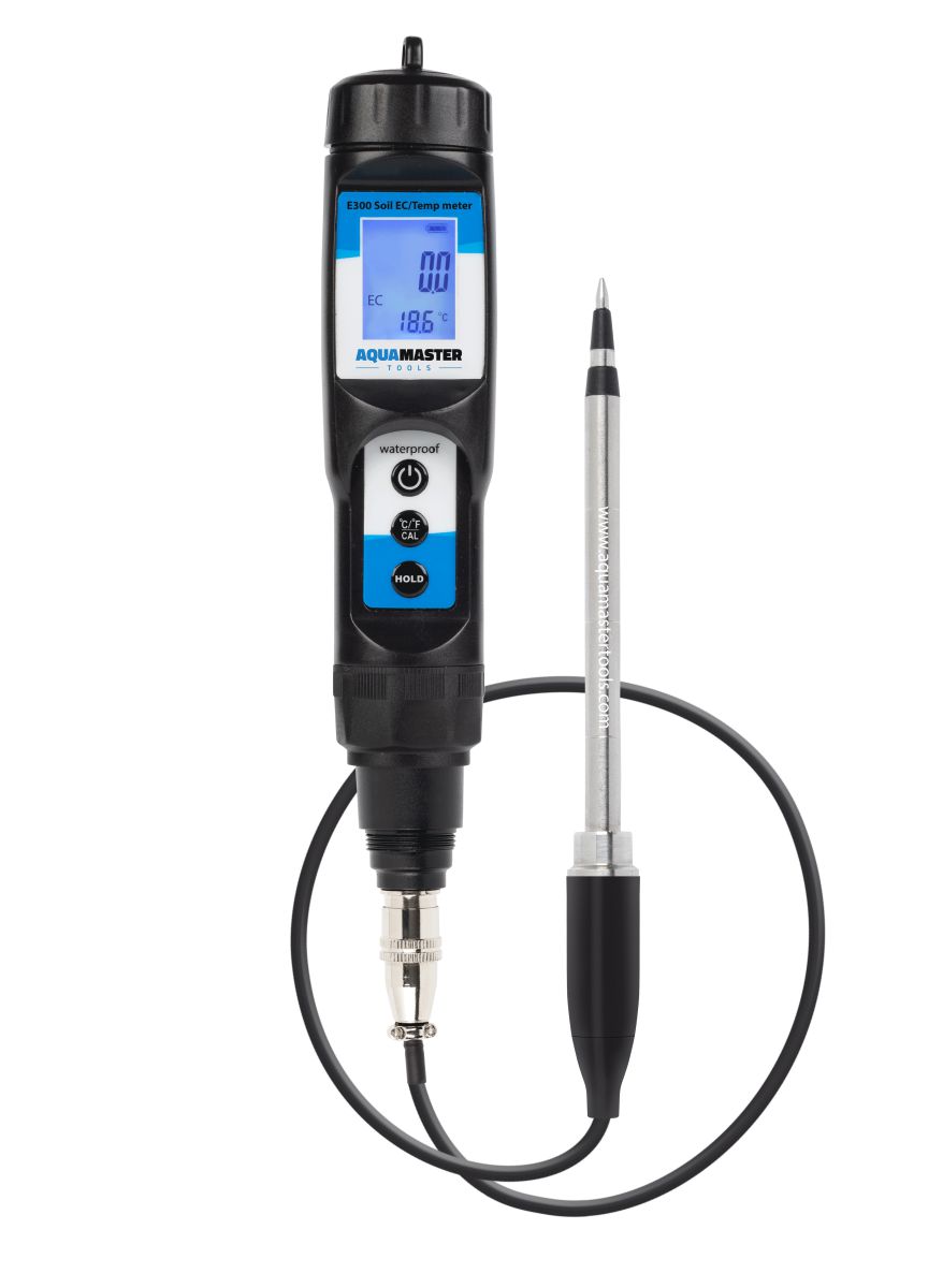 AquaMaster Tools E300 pro EC und Temperatur Bodensubstrat Messgerät
