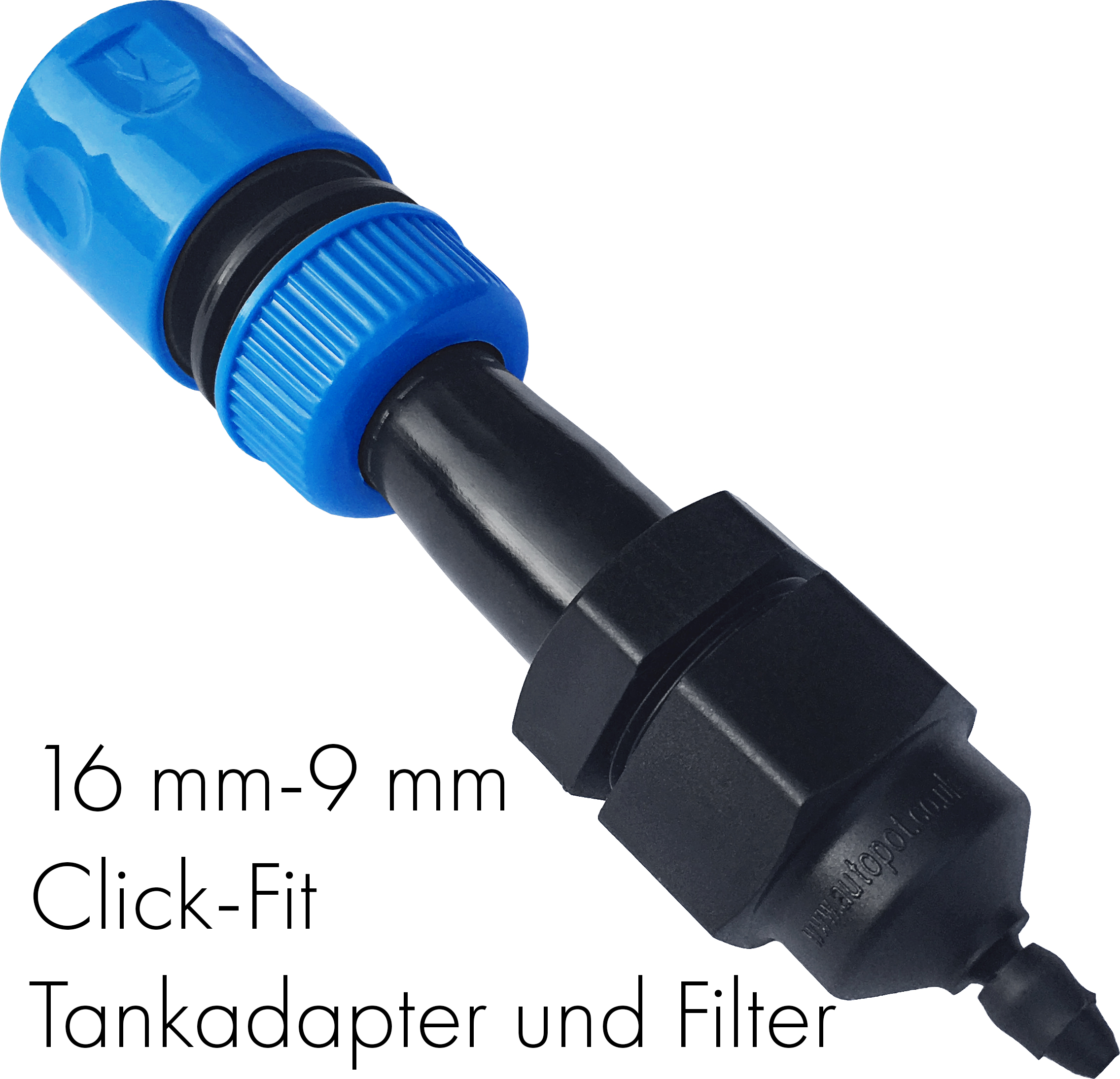 Autopot Ø 16 mm-9 mm Click-Fit Tankadapter und Filter