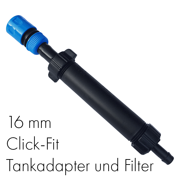 Autopot Ø 16 mm-9 mm Click-Fit Tankadapter und Filter