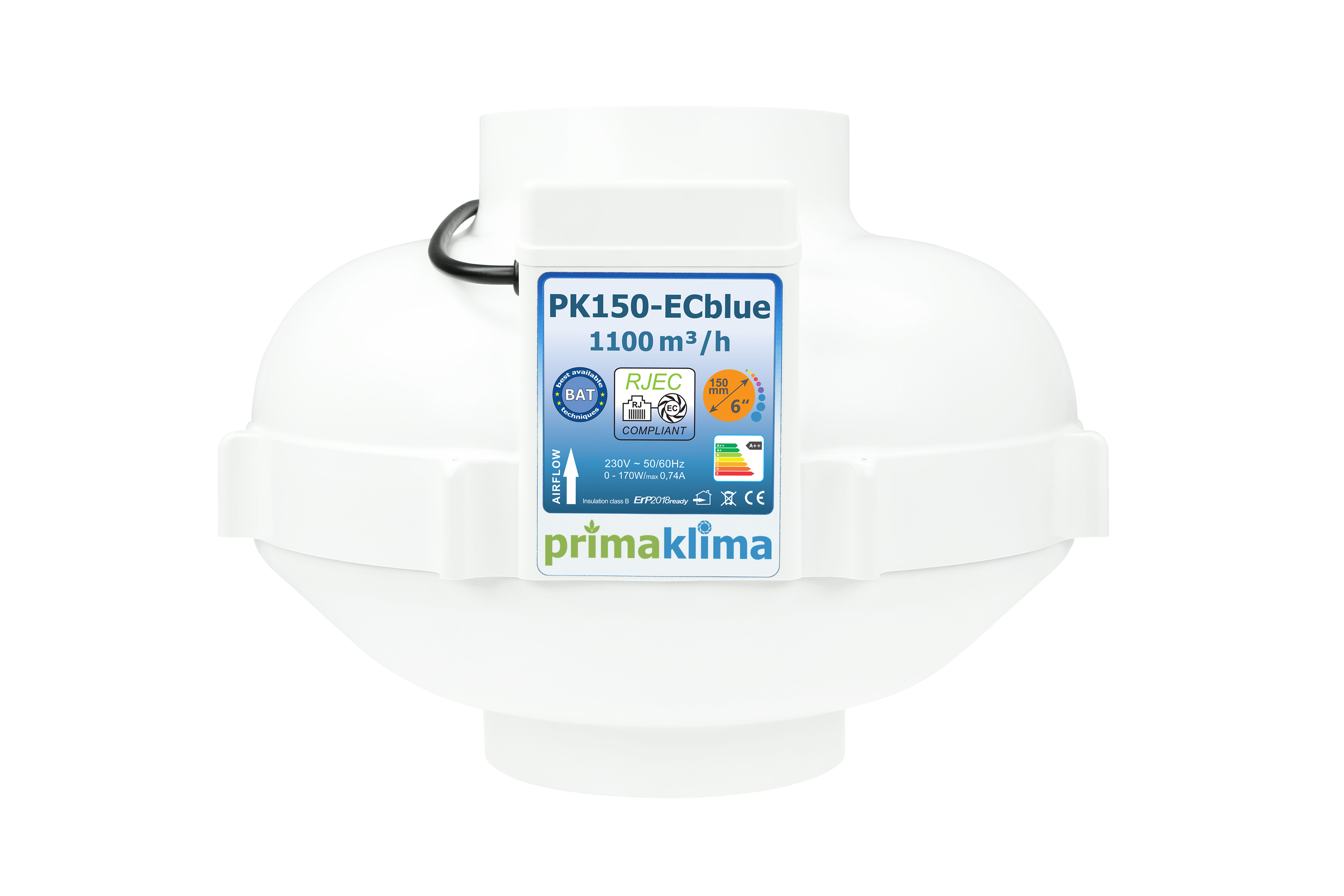 PrimaKlima PK150-ECblue (1100 m³/h)