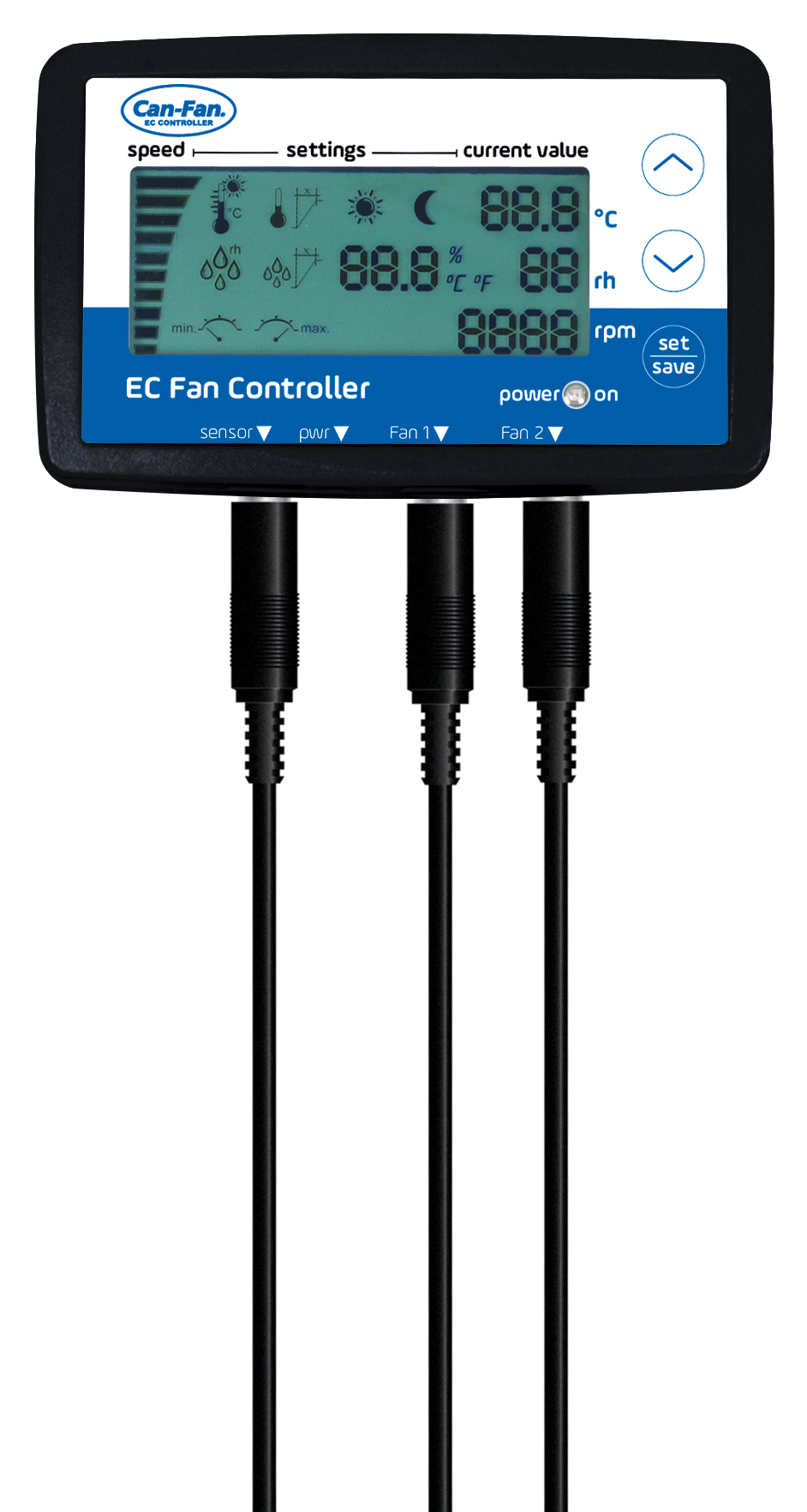 CAN LCD EC Fan Controller