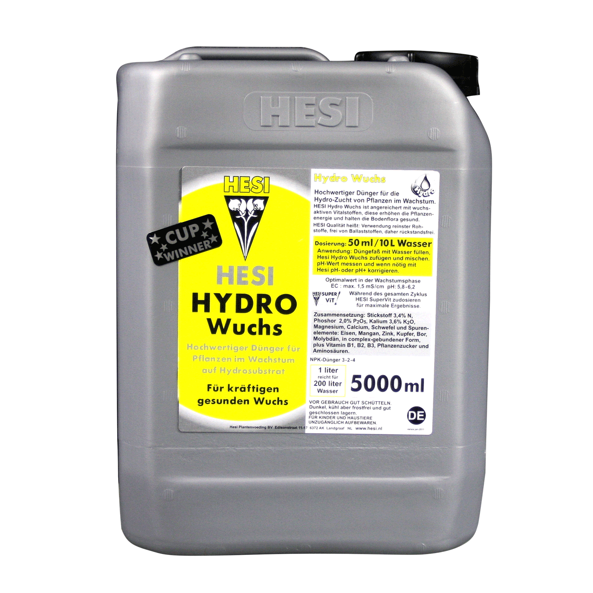 Hesi Hydro Wuchs, 5 l