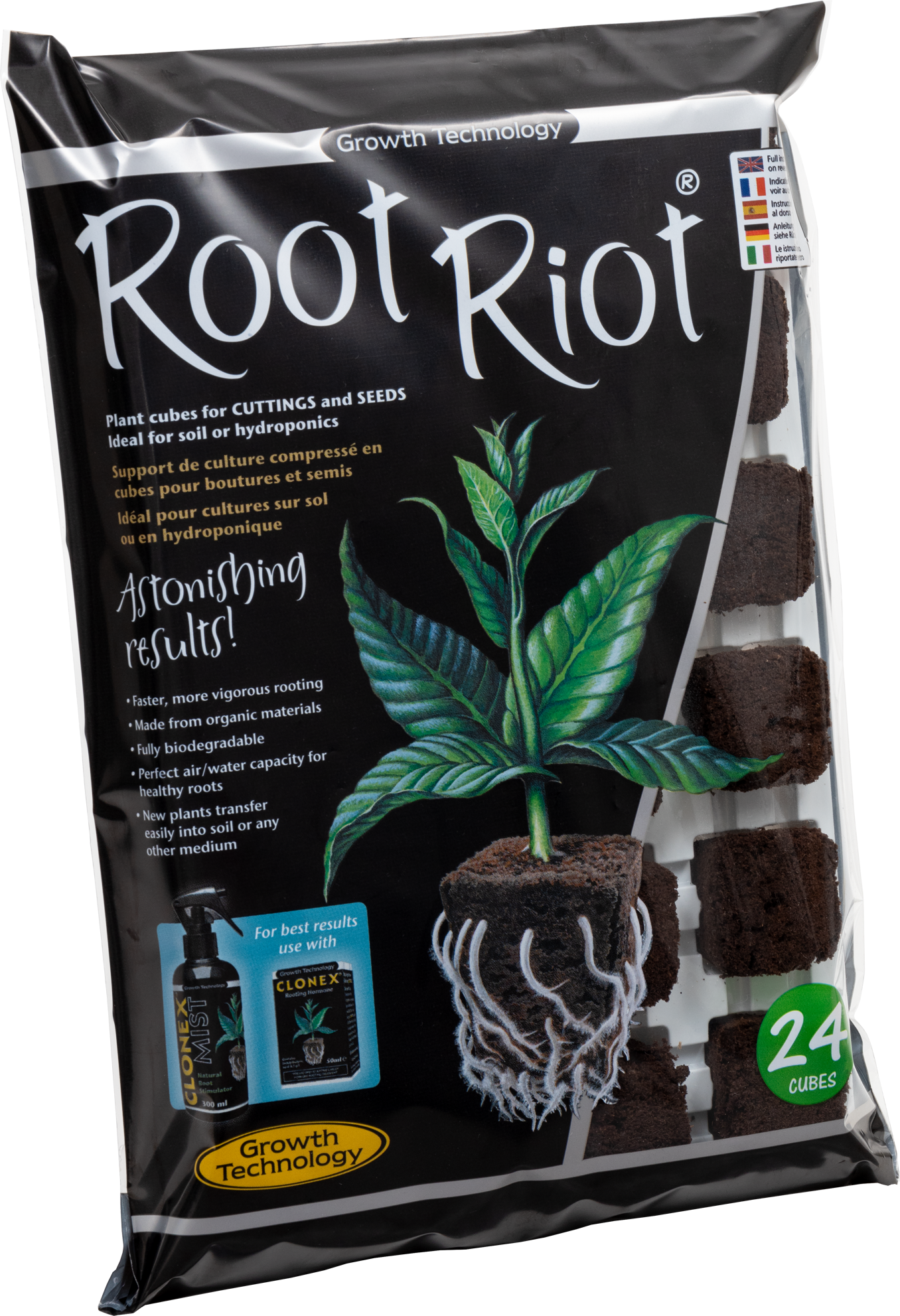 Growth Technology Root Riot 24 Stk tray